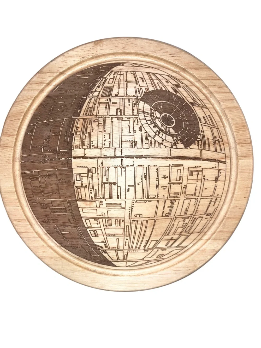 Star Wars Circo Toscana Picnic Time Death Star Wood Cheeseboard Charcuterie